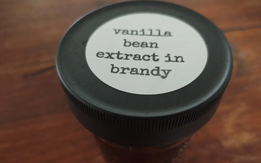 Vanilla Bean Extract in Brandy