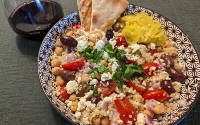 Healthy, Hearty Greek Salad Bowl
