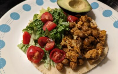 Roasted Chickpea & Cauliflower Tacos